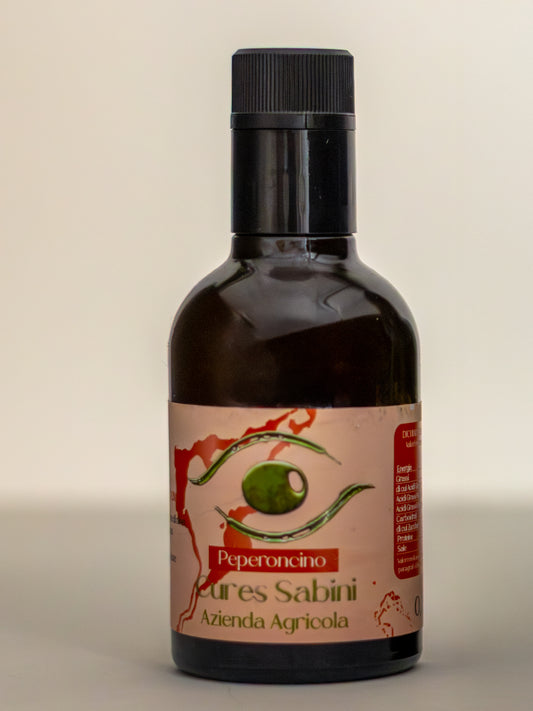 Olio Extravergine di Oliva al Peperoncino – 0,25 L